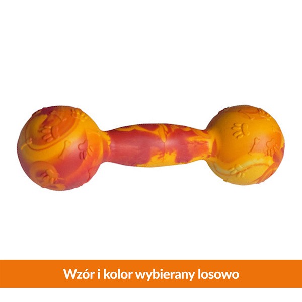 Sum-Plast Hantel, zabawka dla psa, średni, 15 cm, 1 szt.