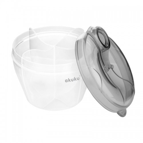Akuku, pojemnik na mleko w proszku, szary, 1 szt.