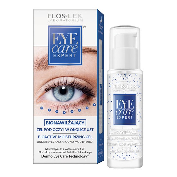 Flos-Lek Laboratorium Eye Care, żel bionawilżający pod oczy i w okolice ust, 30 ml