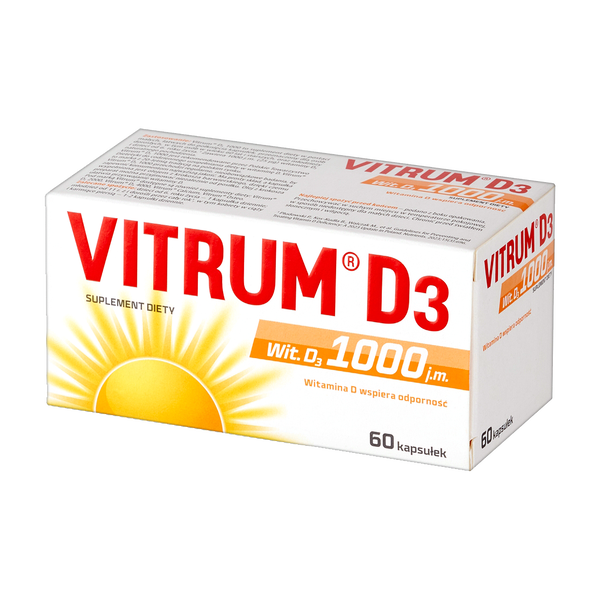 Vitrum D3 1000 j.m., kapsułki, 60 szt.
