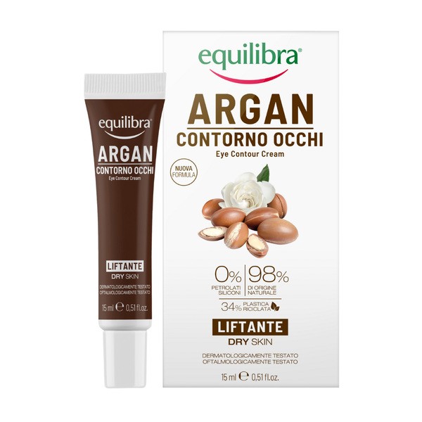 Equilibra Argan, arganowy liftingujący krem pod oczy, 15 ml
