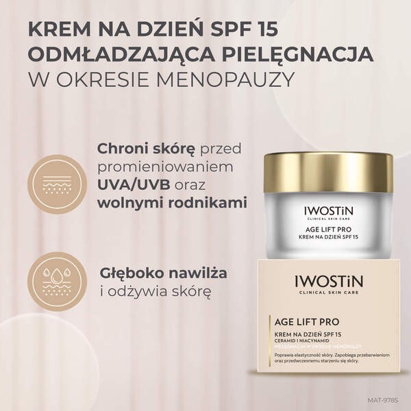 Iwostin Age Lift Pro, krem na dzień SPF 15, 50 ml