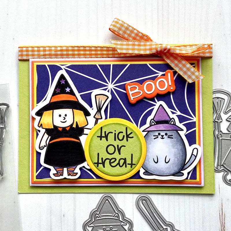 Halloween Pudgies Clear Stamp Set of 7