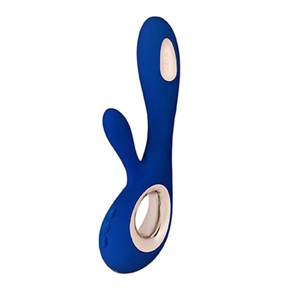 Lelo Soraya Wave Midnight Blue, wibrator typu króliczek, 1 szt.