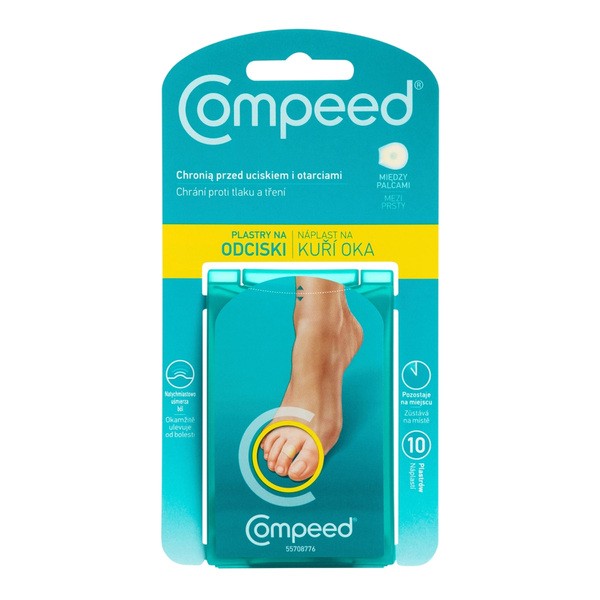 Plastry Compeed, na odciski między palcami, 10 szt.
