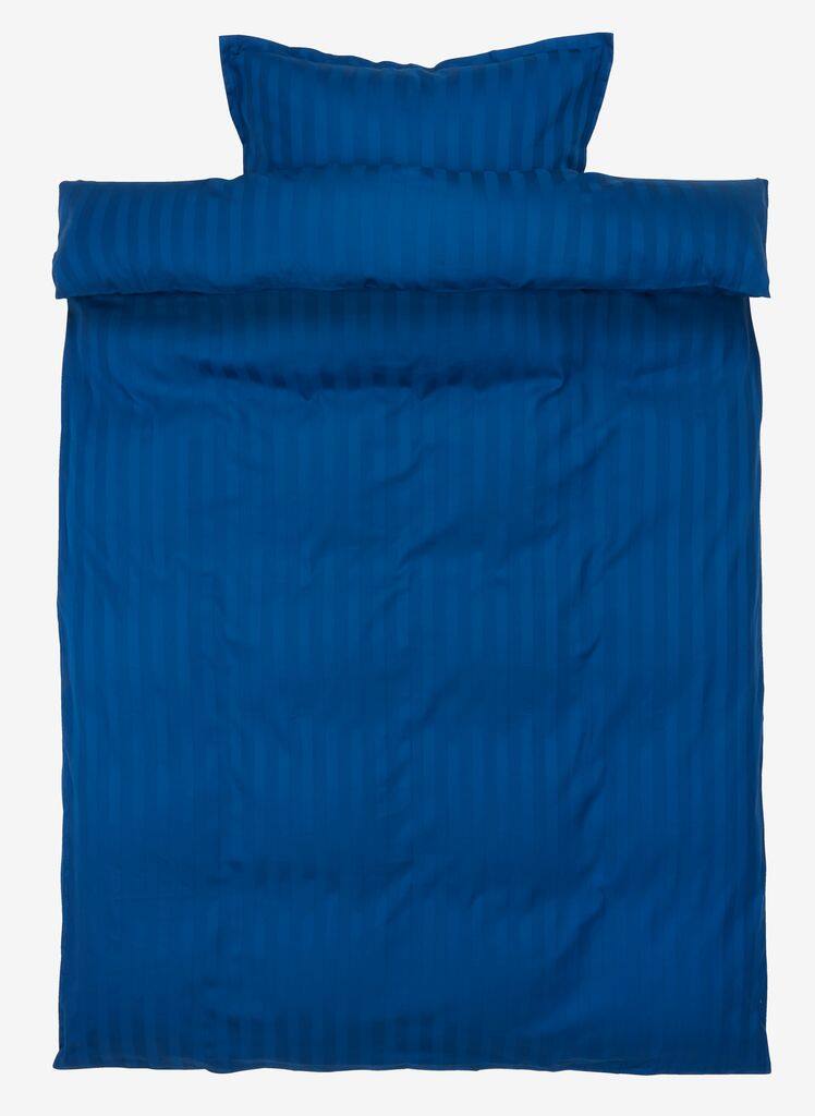 NELL Gold NELL satin sengesæt 140x200 koboltblå