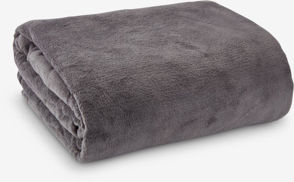 DRAGHEAD Fleece Tæppe DRAGHEAD 140x200 Mørkegrå