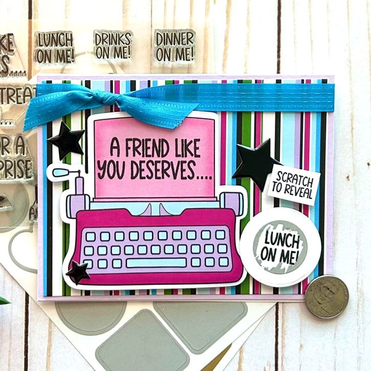 Scratch Reveal 2 Clear Stamp Set