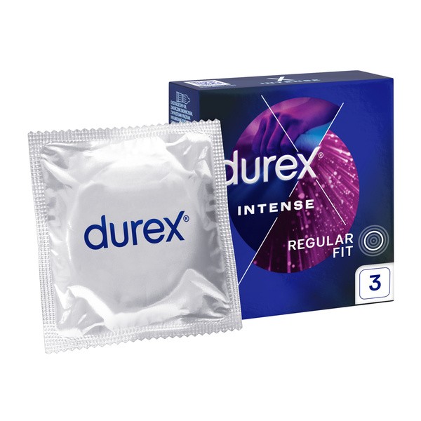 Durex Intense, prezerwatywy, 3 szt.