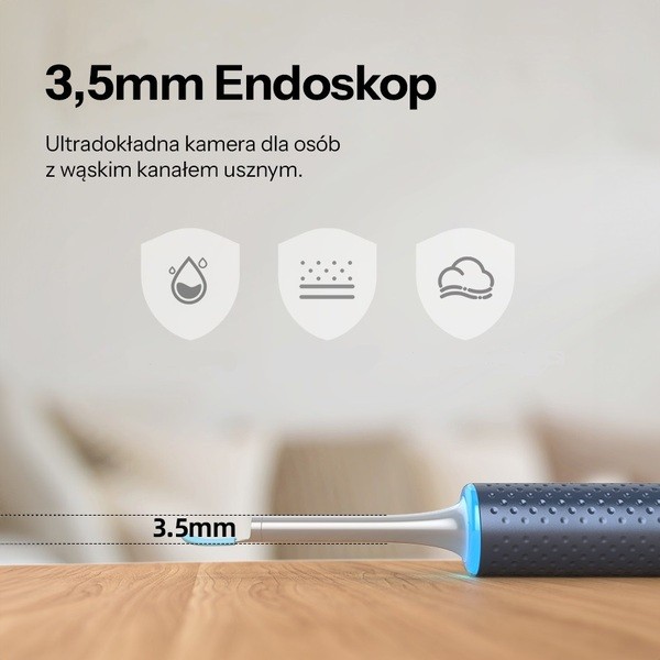 Bebird M9S, otoskop z kamerą do czyszczenia uszu, 1 szt.