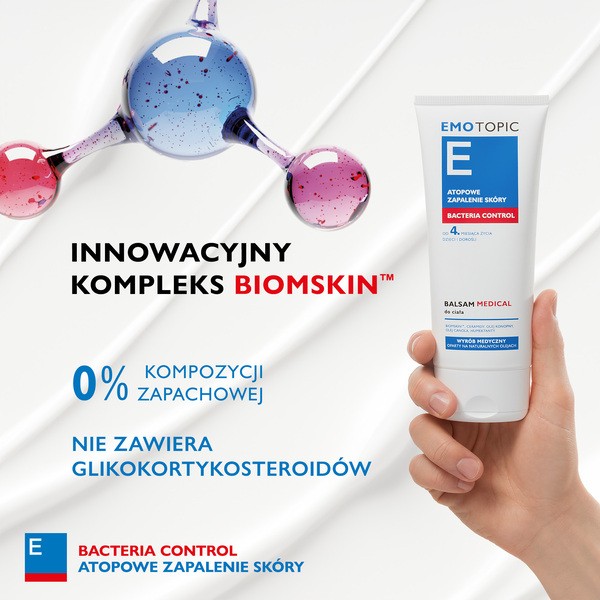 Emotopic Bacteria Control, balsam do ciała Medical, 200 ml
