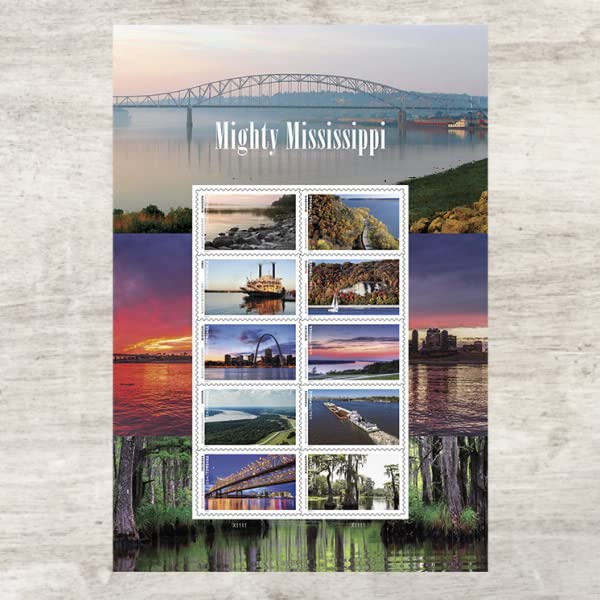 （2022）Mighty Mississippi Forever Stamps