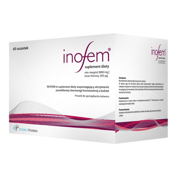 Inofem, proszek do sporządzania roztworu doustnego w saszetkach, 60 szt.