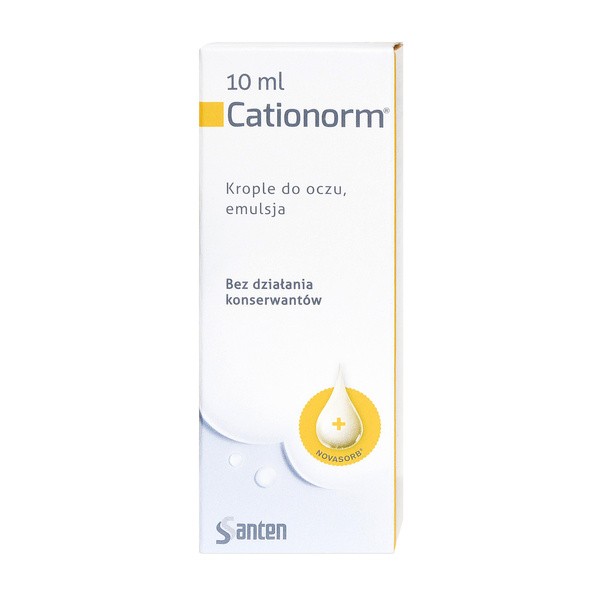 Cationorm, krople do oczu, 10 ml