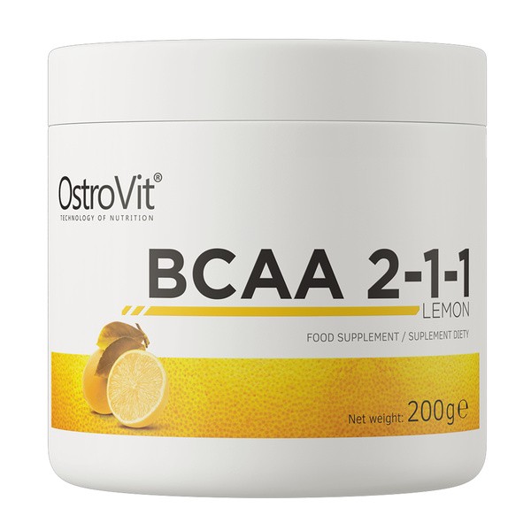 Ostrovit BCAA 2-1-1, smak cytrynowy, proszek, 200 g
