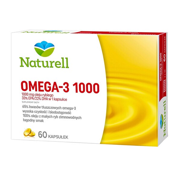 Naturell Omega-3 1000, kapsułki, 60 szt.