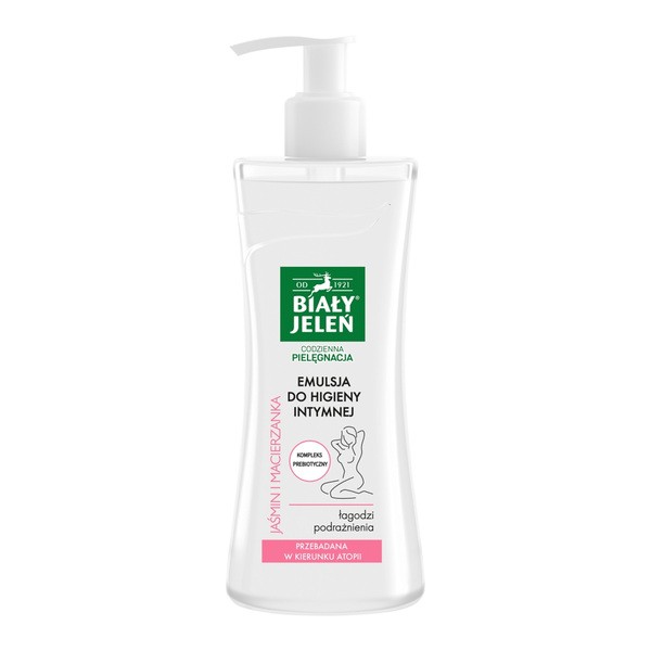 Biały Jeleń, emulsja do higieny intymnej, jaśmin i macierzanka, 265 ml