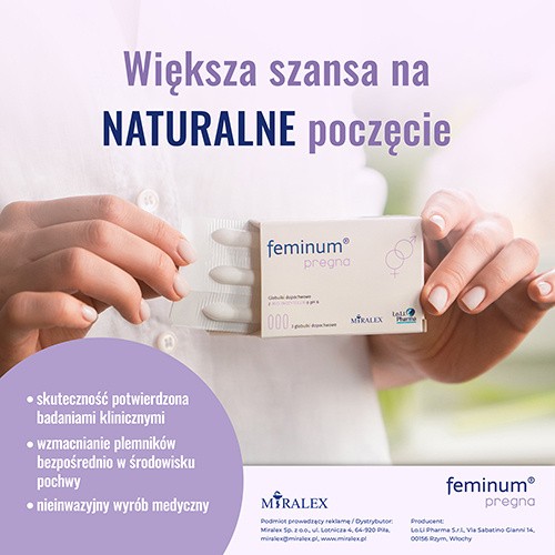 Feminum Pregna, globulki dopochwowe, 3 szt.