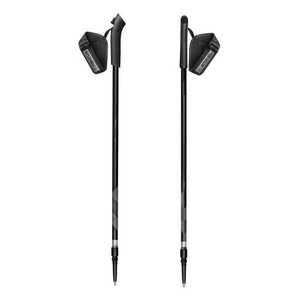 Spokey Cloud Nordic Walking, teleskopowe kije, szary, 2 szt.