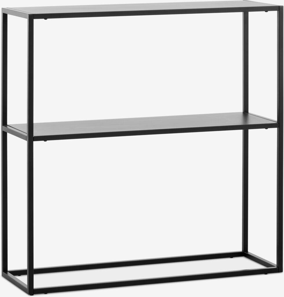 VIRUM VIRUM 26x80 konsol med hylde, sort