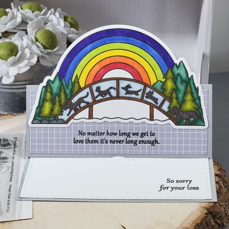 rainbowbridge2stamp Clear Stamp Set