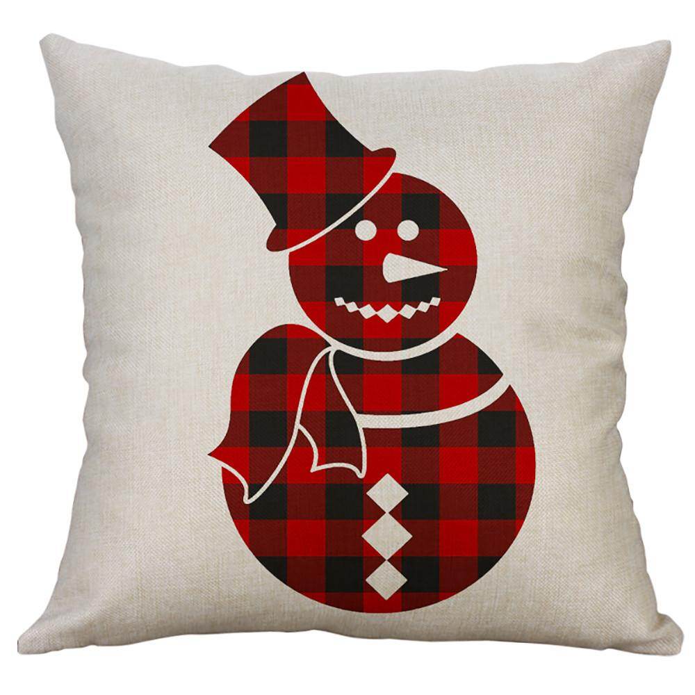 Singace Soffa Bil Jul Kuddfodral Polyester Soffa Bil Kuddfodral Heminredning Kudde Stol Örngott