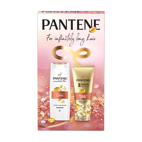 Zestaw Pantene Infinitely Long Szampon 400 ml + Odżywka 220 ml