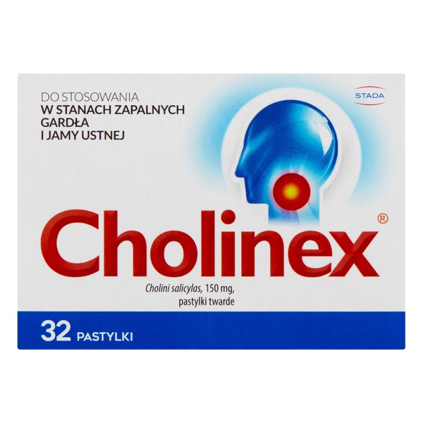 Cholinex, 150 mg, pastylki do ssania, 32 szt.