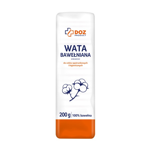 DOZ Product, wata bawełniana, 200 g