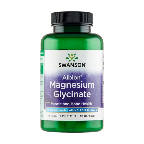 Swanson Albion Chelat Magnezu, kapsułki, 90 szt.