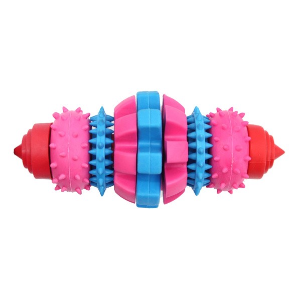 Pet Nova Denttoy Superdental Spikey Ring Bone, zabawka dla psa z gumy termoplastycznej, aromat wołowiny, 16 cm, 1 szt