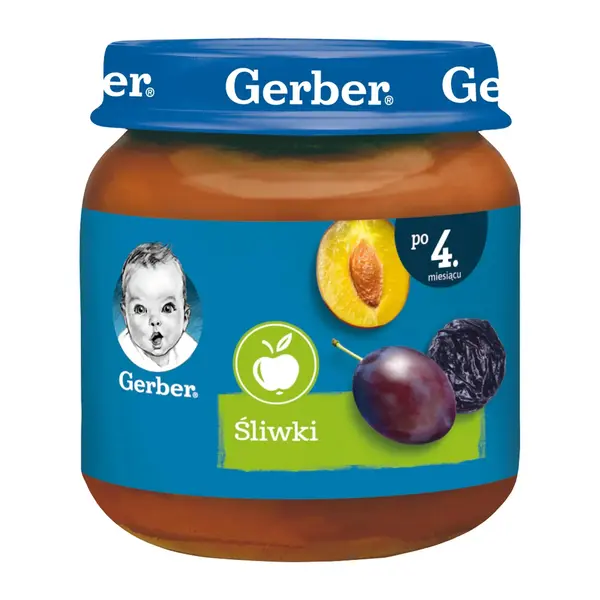 Gerber, śliwki, 4 m+, 125 g