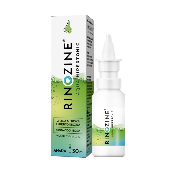 Rinozine Aqua Hipertonic, spray do nosa, 30 ml
