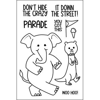 Parade Buddies 3 Clear Stamp Set