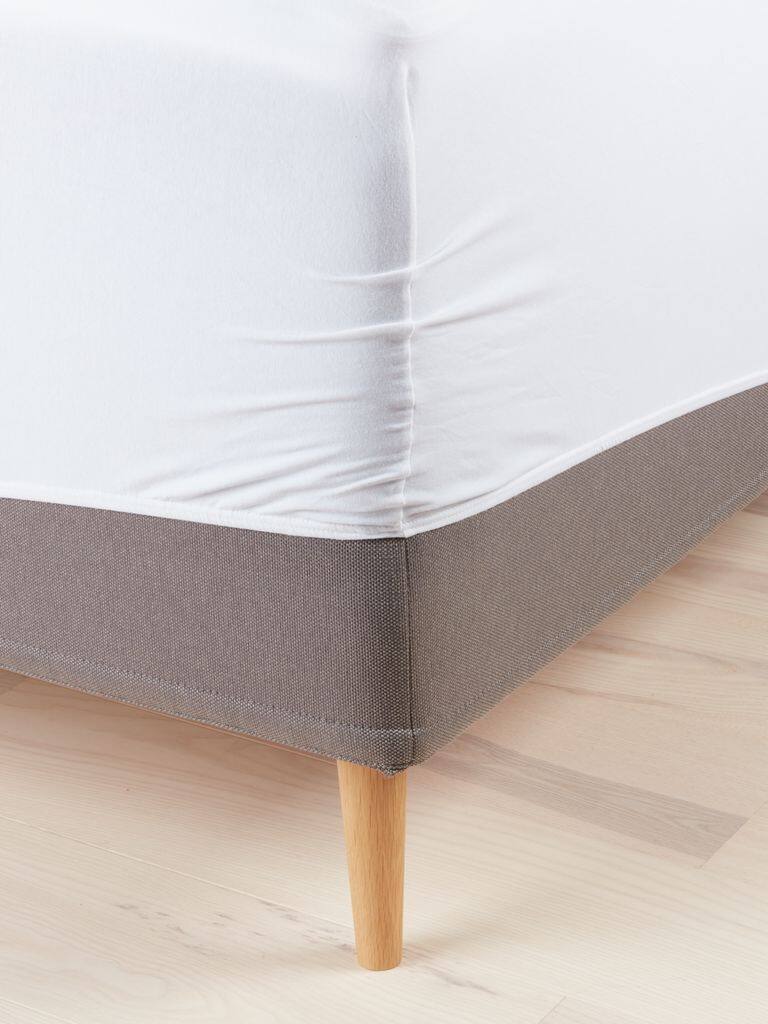 ELSE guldfarvet stræklagen Jersey ELSE 90/100x200x30cm hvid