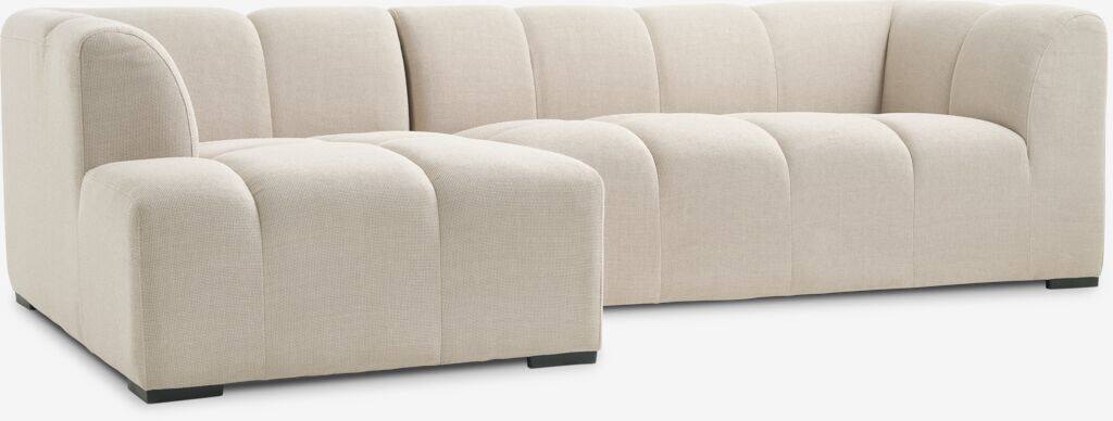ALLESE sofa med ALLESE loungestol venstre, beige stof