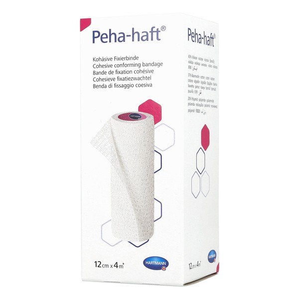 Opaska podtrzymująca Peha-haft, latex free, 4 m x 12 cm, 1 szt.