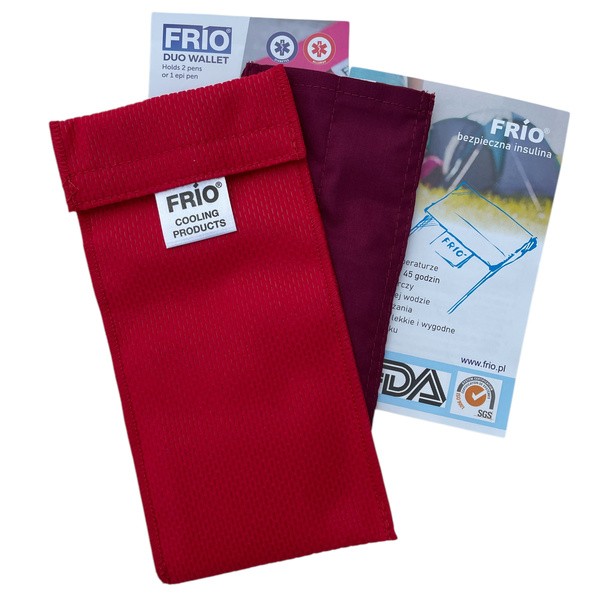 Frio, podwójne etui na 2 peny lub 1 EpiPEN, czerwone, 1 szt.