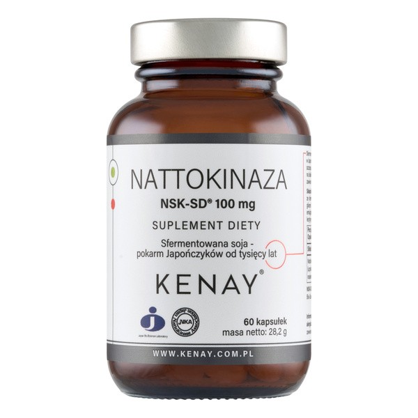 KENAY Nattokinaza 100 mg NSK-SD, kapsułki, 60 szt.