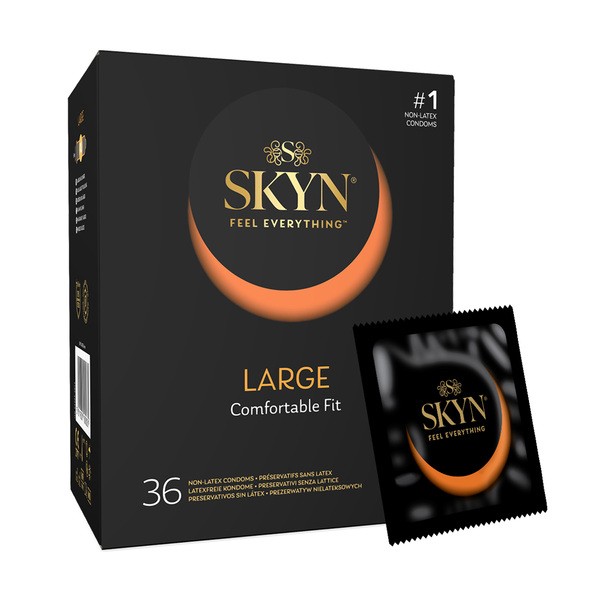 Skyn Large, nielateksowe prezerwatywy, 36 szt.