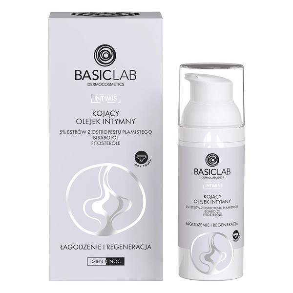 BasicLab Intimis, kojący olejek intymny, 50 ml