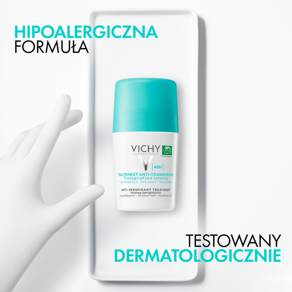 Vichy, 48-godzinny intensywny antyperspirant, 50 ml