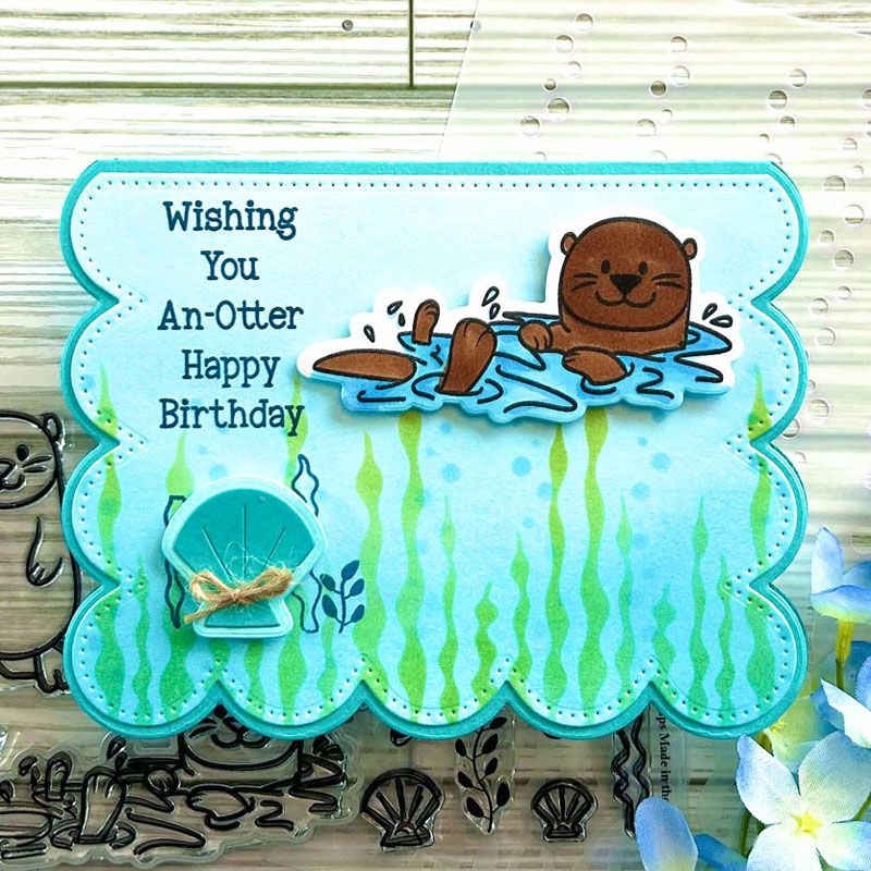 Otter Clear Stamps Set of 12