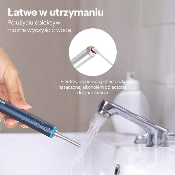 Bebird M9S, otoskop z kamerą do czyszczenia uszu, 1 szt.