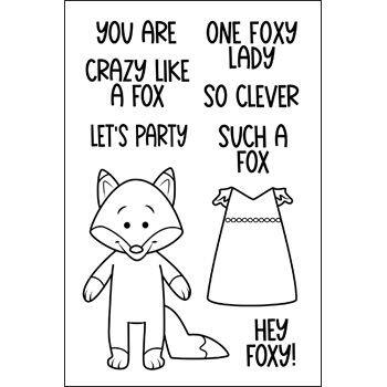 Little Peeps Fox Clear Stamp Set