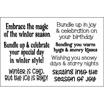 phrases4skaters Clear Stamp Set