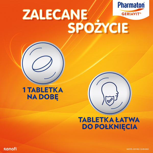 Pharmaton Geriavit, tabletki powlekane, 100 szt.
