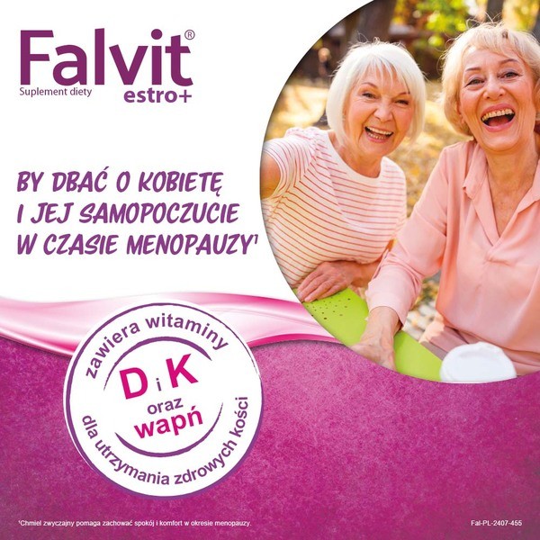 Falvit estro +, tabletki powlekane, 60 szt.