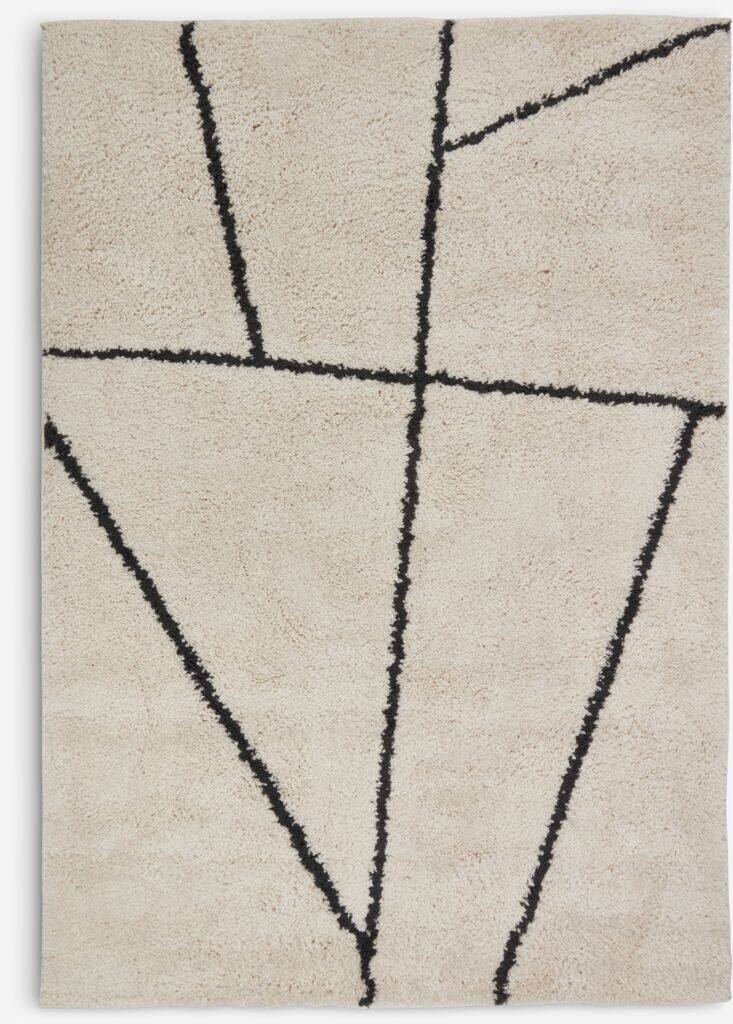 ODON 135x190 råhvidt tæppe