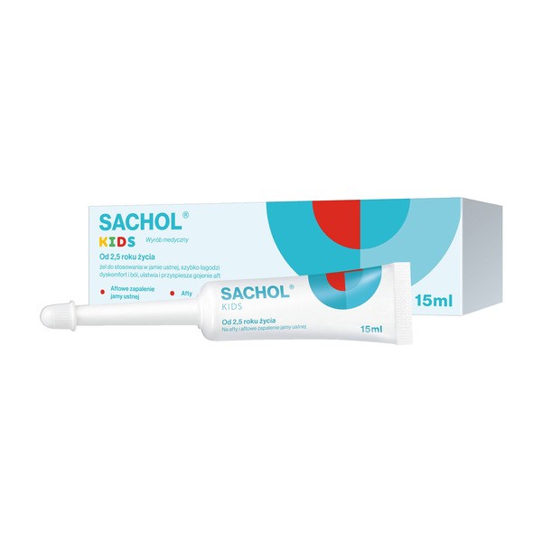 Sachol Kids, żel, dla dzieci, 15 ml